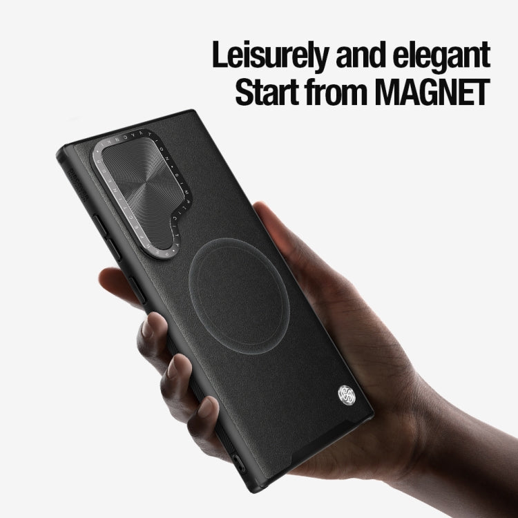 For Samsung Galaxy S24 Ultra 5G NILLKIN CamShield Prop Series MagSafe Magnetic PC + TPU Phone Case(Black) - Galaxy S24 Ultra 5G Cases by NILLKIN | Online Shopping South Africa | PMC TechLife | Buy Now Pay Later Mobicred