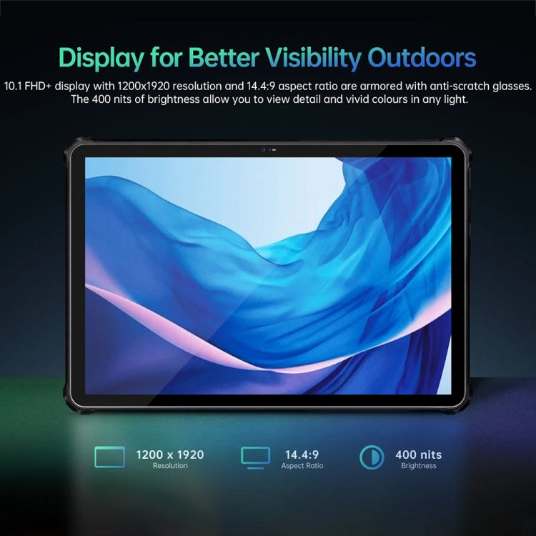 OUKITEL RT6 4G Network IP68/IP69K Rugged Tablet, 8GB+256GB, 10.1 inch Android 13 MediaTek MT8788 Octa Core Support Dual SIM, EU Plug(Orange) - free shipping - PMC TechLife - Order now!