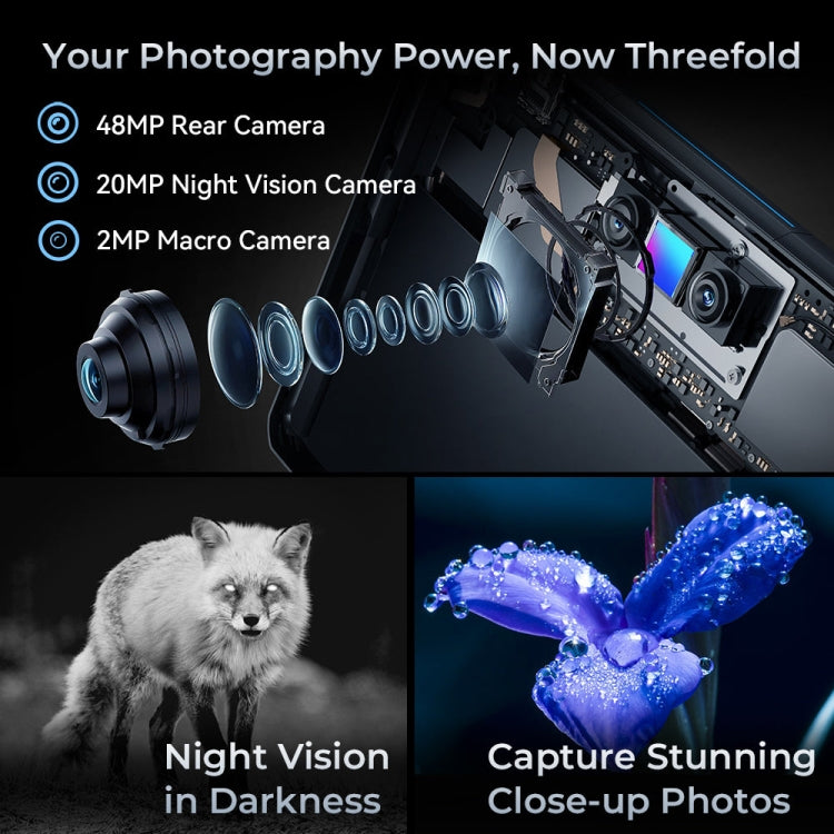 OUKITEL RT7 TITAN 4G Network IP68/IP69K Rugged Tablet, 8GB+256GB, 10.1 inch Android 13 MediaTek MT8788 Octa Core Support Dual SIM, EU Plug(Blue) - free shipping - PMC TechLife - Order now!