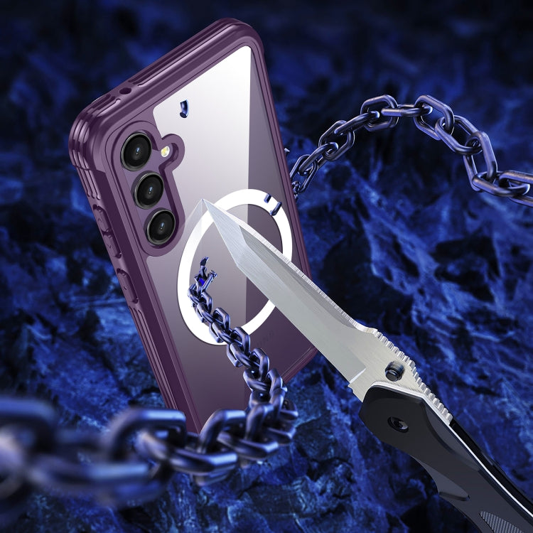 For Samsung Galaxy S23 FE 5G RedPepper Life Waterproof MagSafe Phone Case(Purple) - Galaxy S23 FE 5G Cases by RedPepper | Online Shopping South Africa | PMC TechLife | Buy Now Pay Later Mobicred