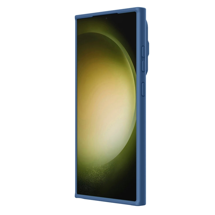 For Samsung Galaxy S24 Ultra 5G NILLKIN CamShield Prop Liquid Silicone Phone Case(Blue) - free shipping - PMC TechLife - Order now!