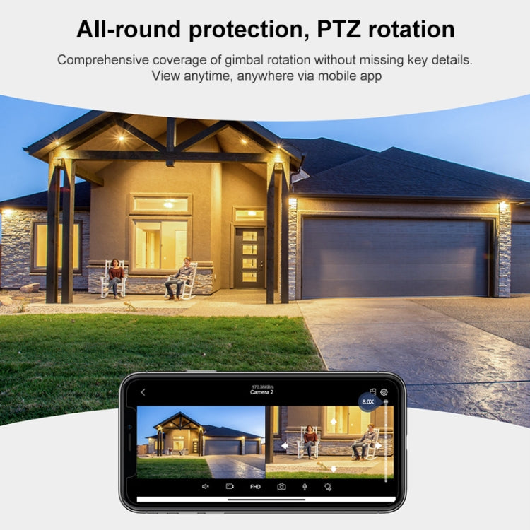 QX104 3MP WiFi Triple Camera Supports Human Face Recognition & AI Alarm(AU Plug) - free shipping - PMC TechLife - Order now!