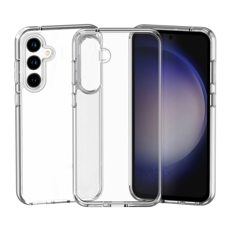 For Samsung Galaxy S23 FE 5G Terminator Style Glitter Powder Shockproof Phone Case(Transparent) - Galaxy S23 FE 5G Cases by PMC TechLife | Online Shopping South Africa | PMC TechLife