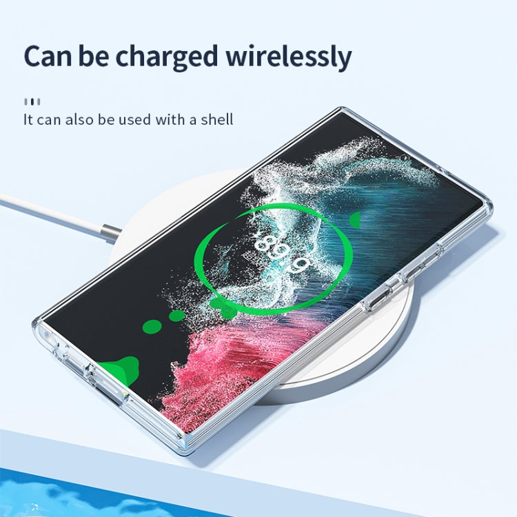 For Samsung Galaxy S24 Ultra 5G Terminator Style Glitter Powder MagSafe Magnetic Phone Case(Black) - Galaxy S24 Ultra 5G Cases by PMC TechLife | Online Shopping South Africa | PMC TechLife