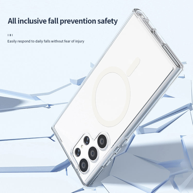 For Samsung Galaxy S24 Ultra 5G Terminator Style Glitter Powder MagSafe Magnetic Phone Case(Black) - Galaxy S24 Ultra 5G Cases by PMC TechLife | Online Shopping South Africa | PMC TechLife