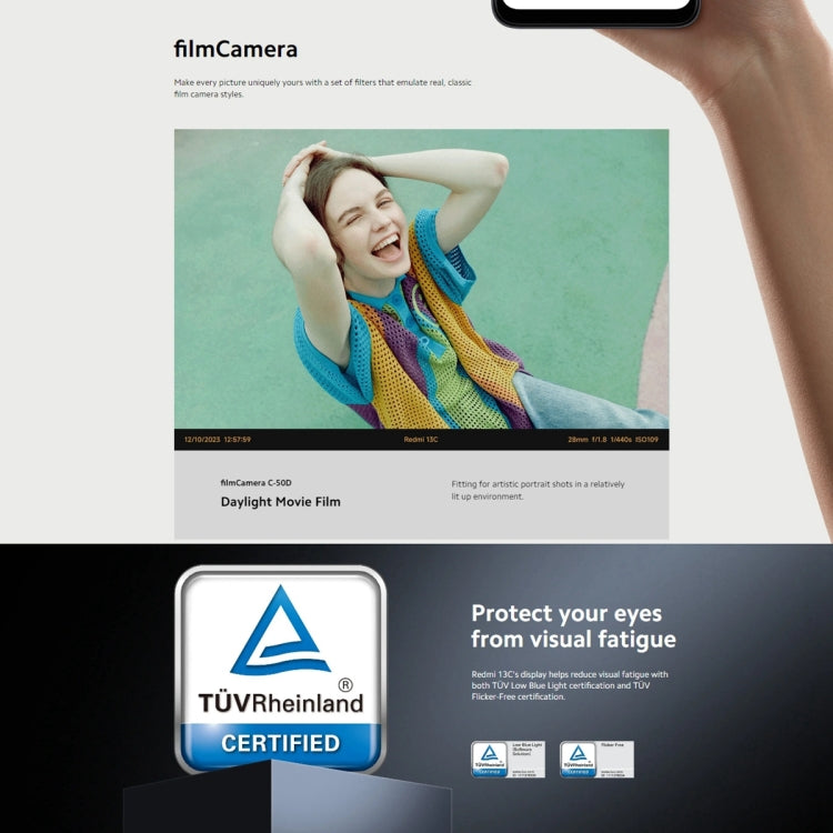 Xiaomi Redmi 13C 5G, 4GB+128GB,  6.74 inch MIUI 14 MediaTek Dimensity 6100+ Octa Core 2.2GHz, NFC, Network: 5G, Not Support Google Play(Startrail Silver) - free shipping - PMC TechLife - Order now!