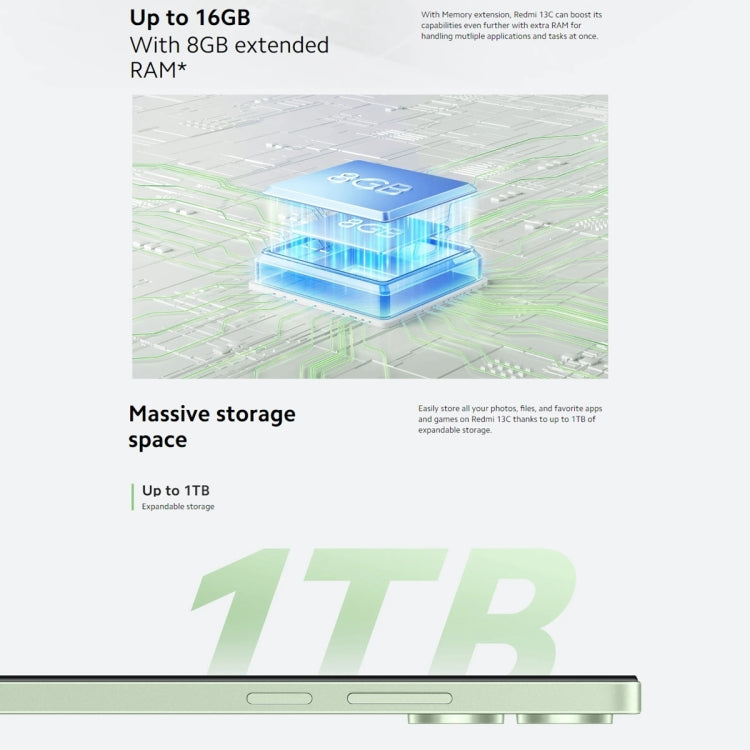 Xiaomi Redmi 13C 5G, 4GB+128GB,  6.74 inch MIUI 14 MediaTek Dimensity 6100+ Octa Core 2.2GHz, NFC, Network: 5G, Not Support Google Play(Startrail Silver) - free shipping - PMC TechLife - Order now!