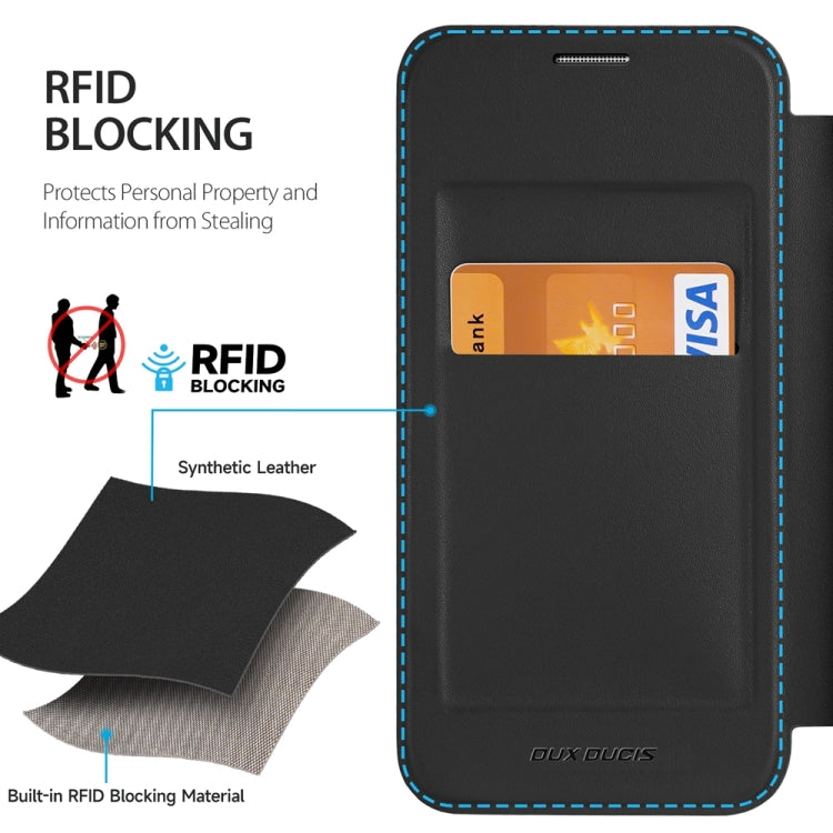 For Samsung Galaxy S24+ 5G DUX DUCIS Skin X Pro Series Magsafe Ring Holder Leather Phone Case(Black) - Galaxy S24+ 5G Cases by DUX DUCIS | Online Shopping South Africa | PMC TechLife | Buy Now Pay Later Mobicred