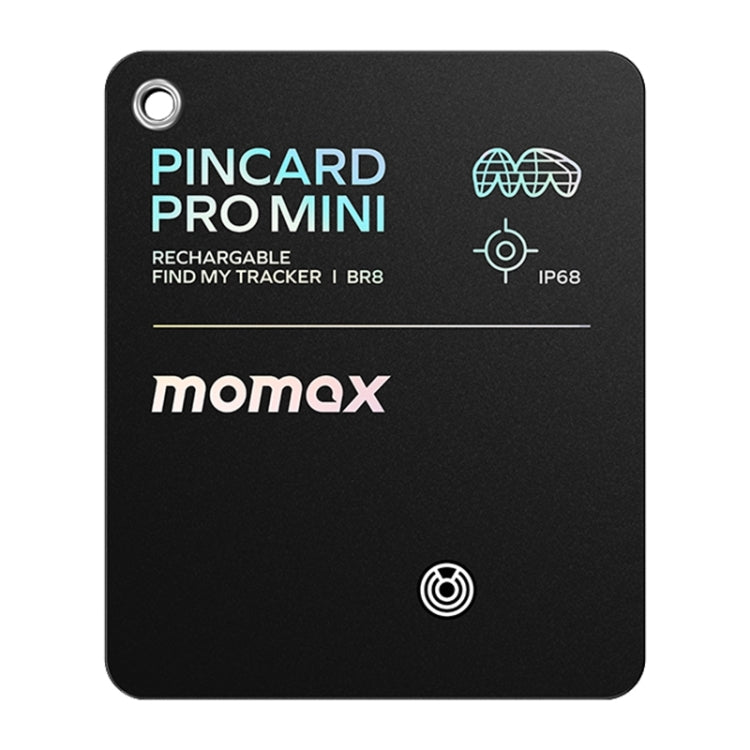 MOMAX PINCARD BR8 Card Wireless Charging Positioning Anti-lost Device(Black) - free shipping - PMC TechLife - Order now!