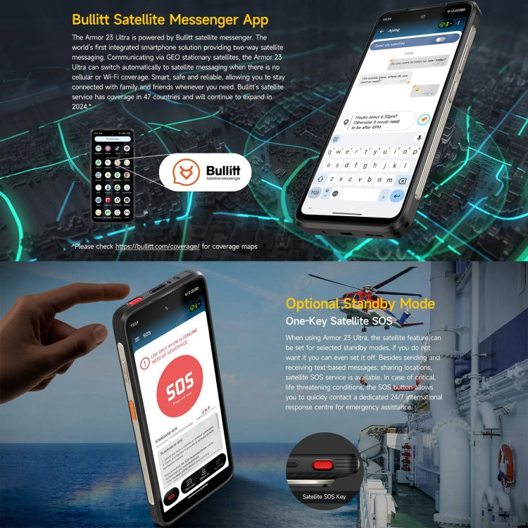 Ulefone Armor 23 Ultra Rugged Phone, 12GB+512GB, 6.78 inch Android 13 MediaTek Dimensity 8020 Octa Core up to 2.6GHz, Network: 5G, NFC, OTG, Satellite Messaging(Umbra Orange) - free shipping - PMC TechLife - Order now!