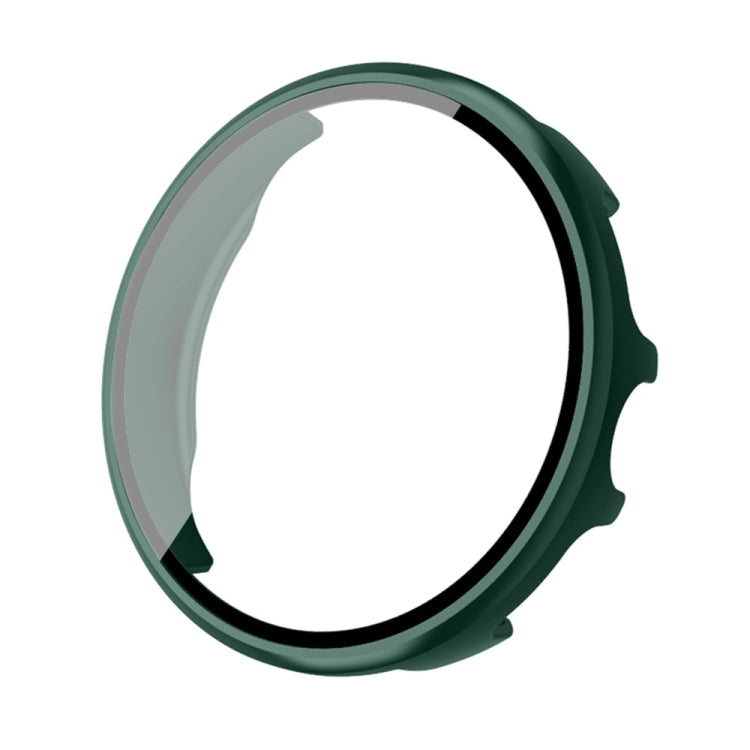For Aigo GTV2 PC + Tempered Film Integrated Watch Protective Case(Dark Green) - Watch Case by PMC TechLife | Online Shopping South Africa | PMC TechLife