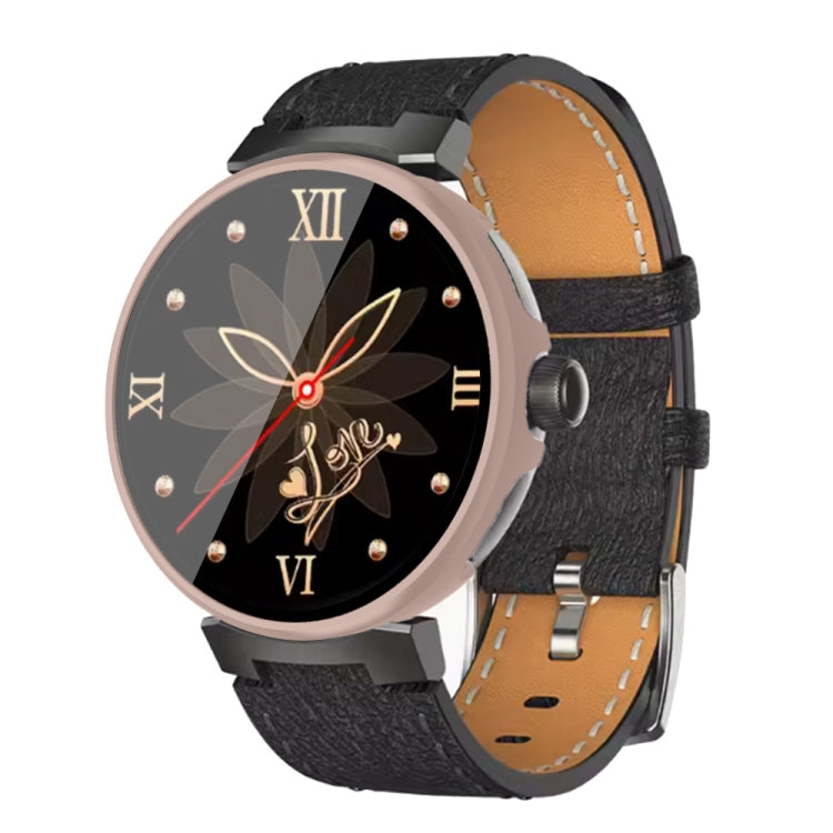 For Aigo GTV2 PC + Tempered Film Integrated Watch Protective Case(Pink) - Watch Case by PMC TechLife | Online Shopping South Africa | PMC TechLife | Buy Now Pay Later Mobicred