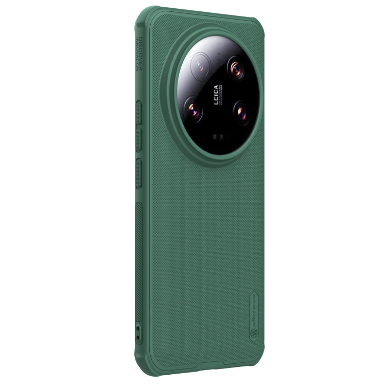 For Xiaomi 14 Ultra NILLKIN Super Frosted Shield Pro MagSafe Magnetic Phone Case(Green) - 14 Ultra Cases by NILLKIN | Online Shopping South Africa | PMC TechLife | Buy Now Pay Later Mobicred