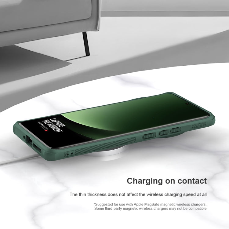 For Xiaomi 14 Ultra NILLKIN Super Frosted Shield Pro MagSafe Magnetic Phone Case(Green) - 14 Ultra Cases by NILLKIN | Online Shopping South Africa | PMC TechLife | Buy Now Pay Later Mobicred