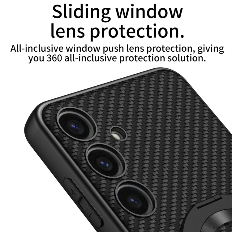 For Samsung Galaxy S24 5G GKK Skin Feel Leather MagSafe Magnetic Phone Case with Holder(Red) - Galaxy S24 5G Cases by GKK | Online Shopping South Africa | PMC TechLife | Buy Now Pay Later Mobicred