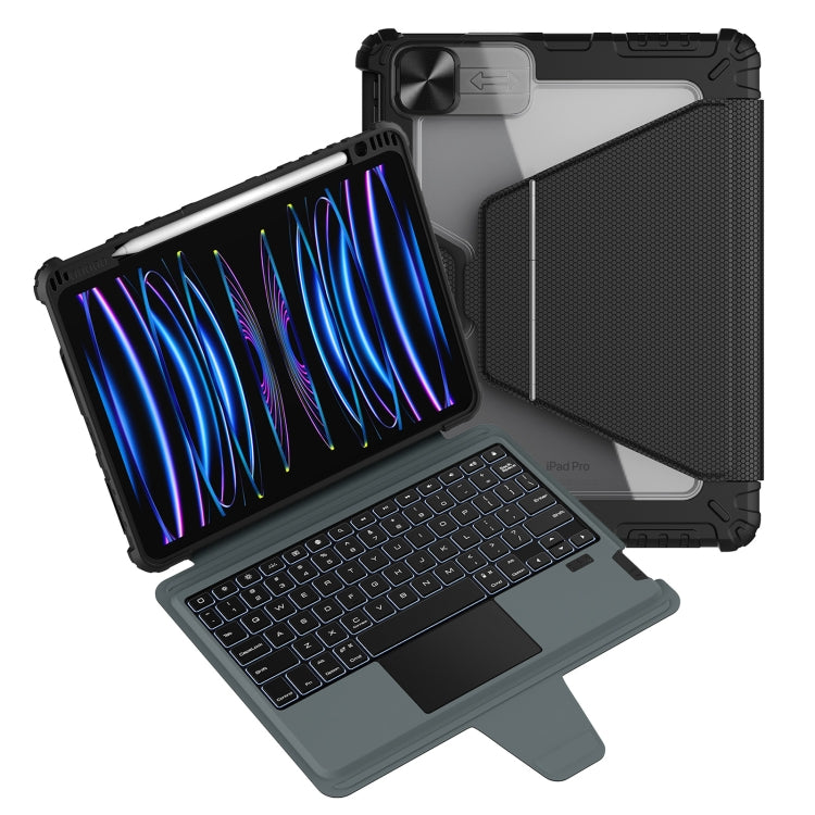 For iPad Air 2020/2022 / Pro 11 2022 Nillkin Backlit Version Bumper Link Keyboard Case - free shipping - PMC TechLife - Order now!