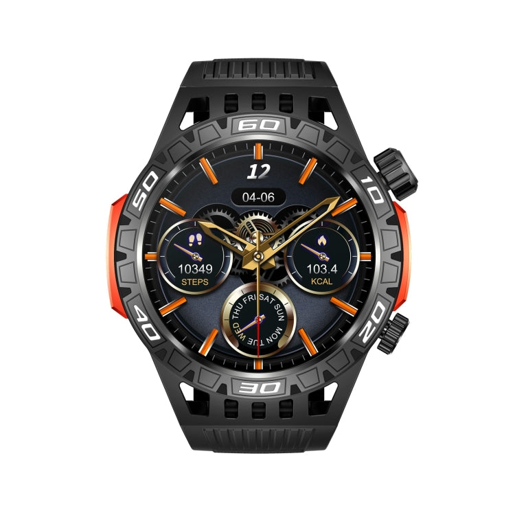 HT22 1.46 inch Smart Sport Watch, Support Bluetooth Call / Sleep / Heart Rate / Blood Pressure Health Monitor(Black) - Smart Watches by PMC TechLife | Online Shopping South Africa | PMC TechLife | Buy Now Pay Later Mobicred