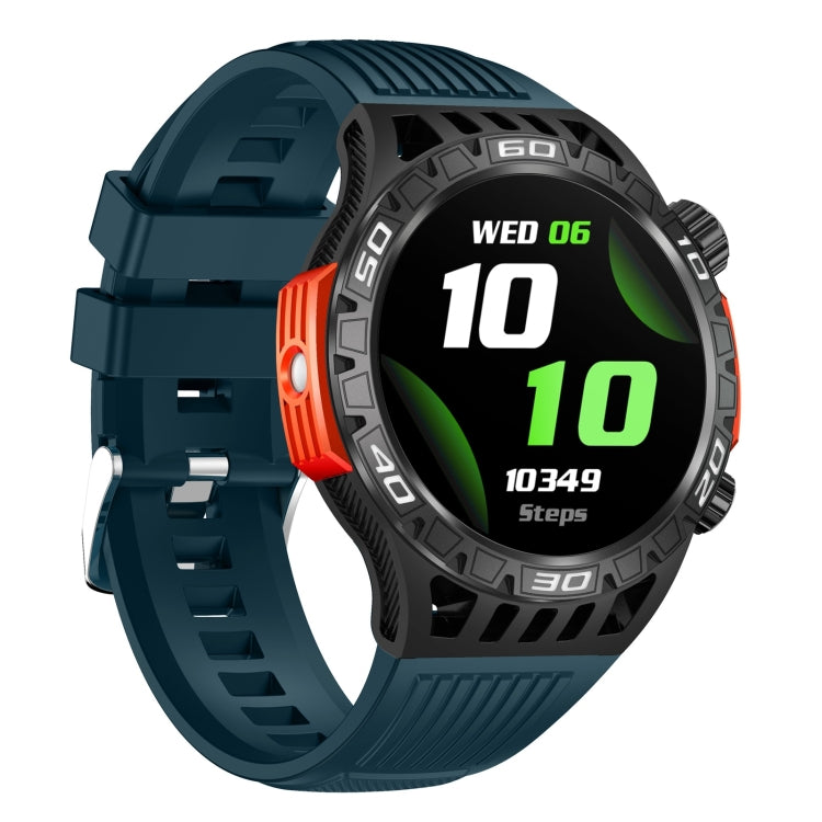 HT22 1.46 inch Smart Sport Watch, Support Bluetooth Call / Sleep / Heart Rate / Blood Pressure Health Monitor(Blue) - Smart Watches by PMC TechLife | Online Shopping South Africa | PMC TechLife | Buy Now Pay Later Mobicred