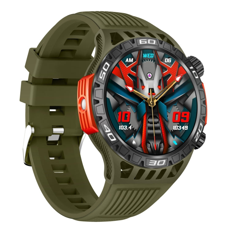 HT22 1.46 inch Smart Sport Watch, Support Bluetooth Call / Sleep / Heart Rate / Blood Pressure Health Monitor(Green) - Smart Watches by PMC TechLife | Online Shopping South Africa | PMC TechLife