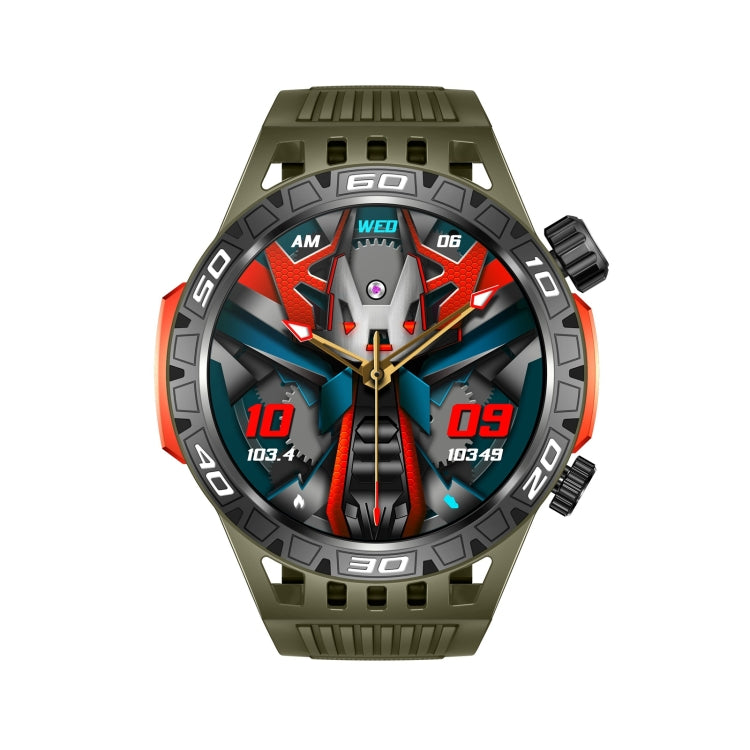 HT22 1.46 inch Smart Sport Watch, Support Bluetooth Call / Sleep / Heart Rate / Blood Pressure Health Monitor(Green) - Smart Watches by PMC TechLife | Online Shopping South Africa | PMC TechLife