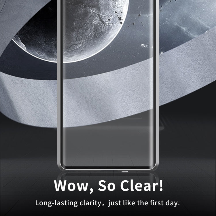 For Samsung Galaxy S22 Ultra 5G MagSafe Magnetic HD Frosted Tempered Glass Holder Phone Case(Silver) - Galaxy S22 Ultra 5G Cases by PMC TechLife | Online Shopping South Africa | PMC TechLife