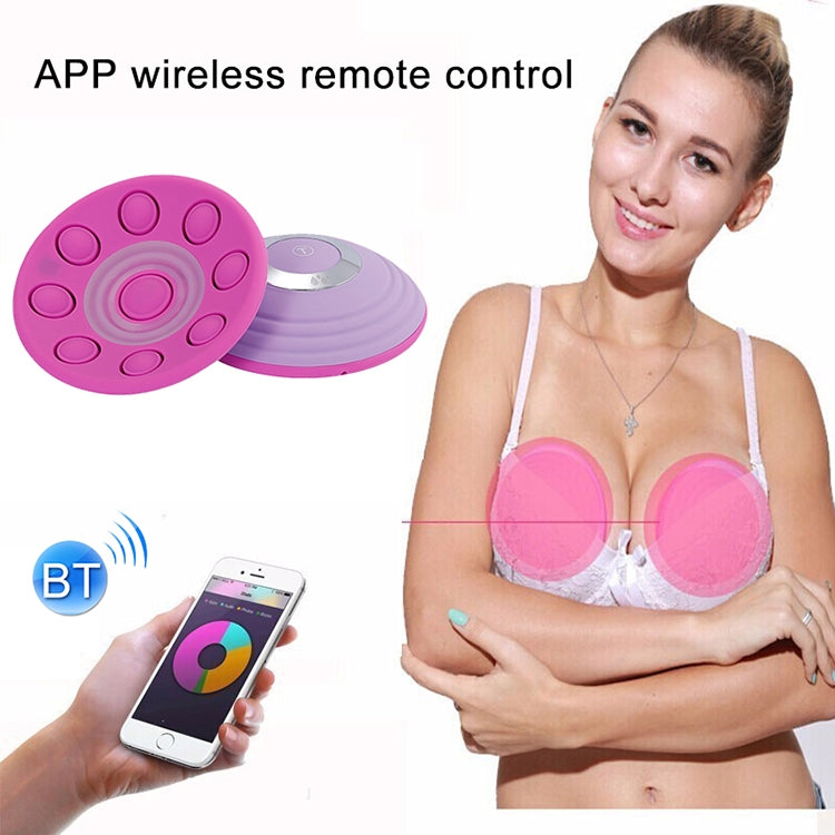 Bluetooth  Breast Massager with Anti-sagging And Remote Control, Style:APP Models(Purple) - free shipping - PMC TechLife - Order now!