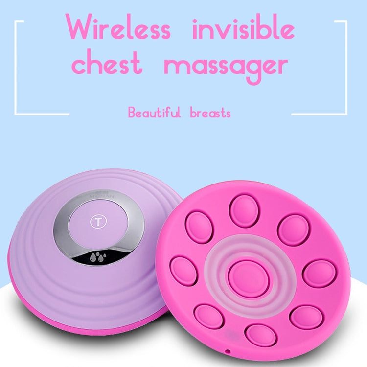 Bluetooth  Breast Massager with Anti-sagging And Remote Control, Style:APP Models(Purple) - free shipping - PMC TechLife - Order now!