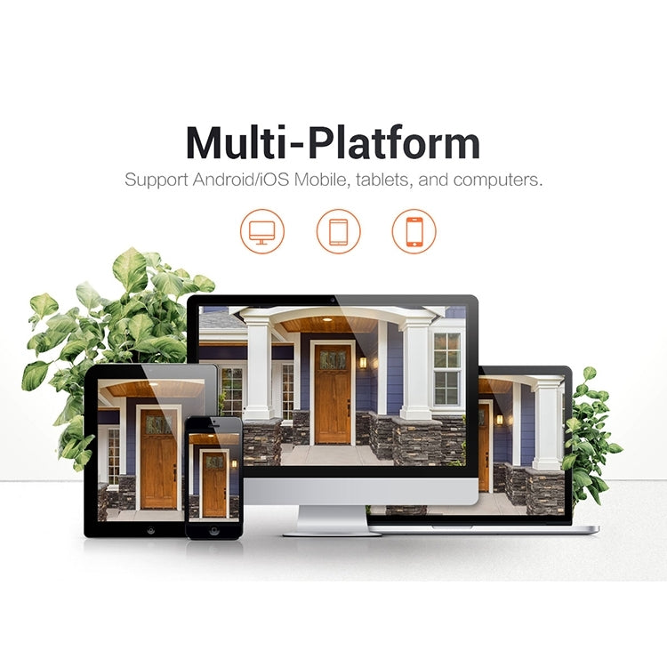 ESCAM QF518 5MP Smart WiFi IP Camera, Support AI Humanoid Detection / Auto Tracking / Dual Light Night Vision / Cloud Storage / Two Way Audio / TF Card, Plug:US Plug(White) - free shipping - PMC TechLife - Order now!