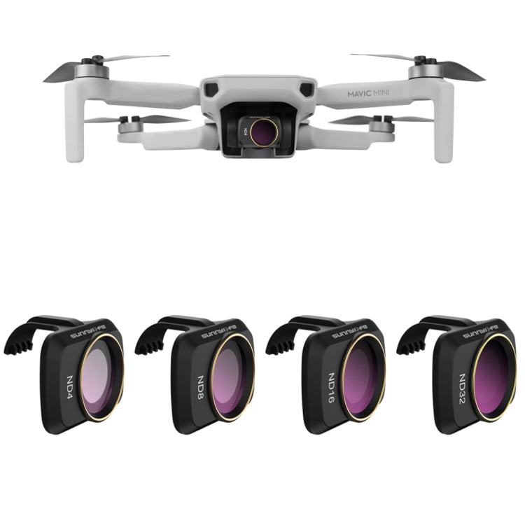 Sunnylife MM-FI9256 For DJI Mavic Mini / Mini 2 4 In 1 Drone ND4+ND8+ND16+ND32 Lens Filter - free shipping - PMC TechLife - Order now!