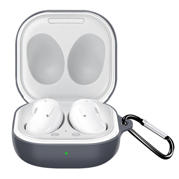 For New Samsung Galaxy Buds Live/Pro Solid Color Anti-fall Earphone Protective Case with Hook(Red) - free shipping - PMC TechLife - Order now!