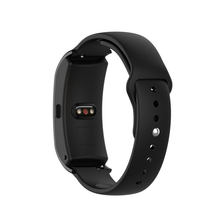 Compatible with Garmin Vivomove 3s / 4s 18mm Reverse Buckle Silicone Watch Band, Size: Small Code(Black) - Watch Bands by PMC TechLife | Online Shopping South Africa | PMC TechLife | Buy Now Pay Later Mobicred