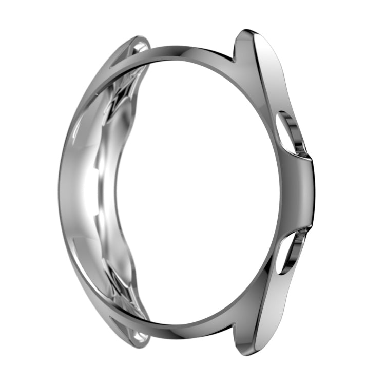 For Samsung Galaxy Watch 3 45mm Electroplating Hollow Half-pack TPU Protective Case(Gray) - Watch Cases by ENKAY | Online Shopping South Africa | PMC TechLife | Buy Now Pay Later Mobicred
