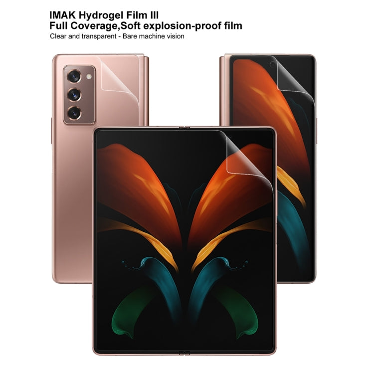 3 PCS / Set IMAK Hydrogel Film III Full Coverage Screen Protector for Samsung Galaxy Z Fold2 5G - free shipping - PMC TechLife - Order now!