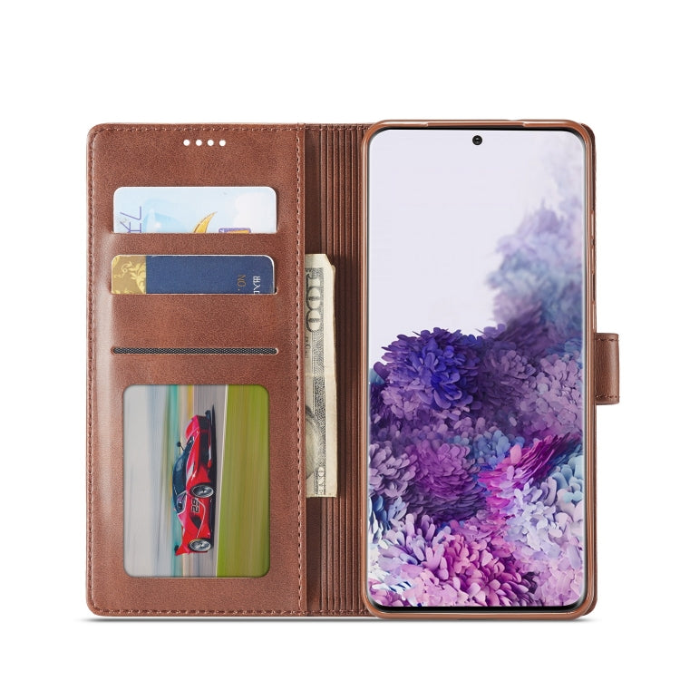 For Samsung Galaxy S20 FE 5G / S20 Lite LC.IMEEKE Calf Texture Horizontal Flip Leather Case, with Holder & Card Slots & Wallet & Photo Frame(Black) - free shipping - PMC TechLife - Order now!