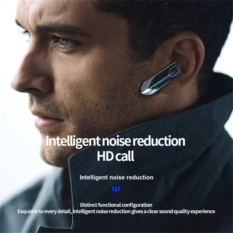 ME-3 Bluetooth 5.0 Business Style Touch Switch Bluetooth Earphone(Purple) - Bluetooth Earphone by PMC TechLife | Online Shopping South Africa | PMC TechLife