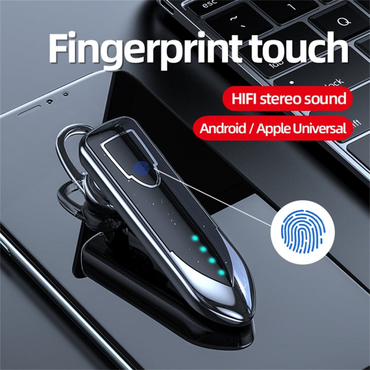 ME-3 Bluetooth 5.0 Business Style Touch Switch Bluetooth Earphone(Blue) - Bluetooth Earphone by PMC TechLife | Online Shopping South Africa | PMC TechLife