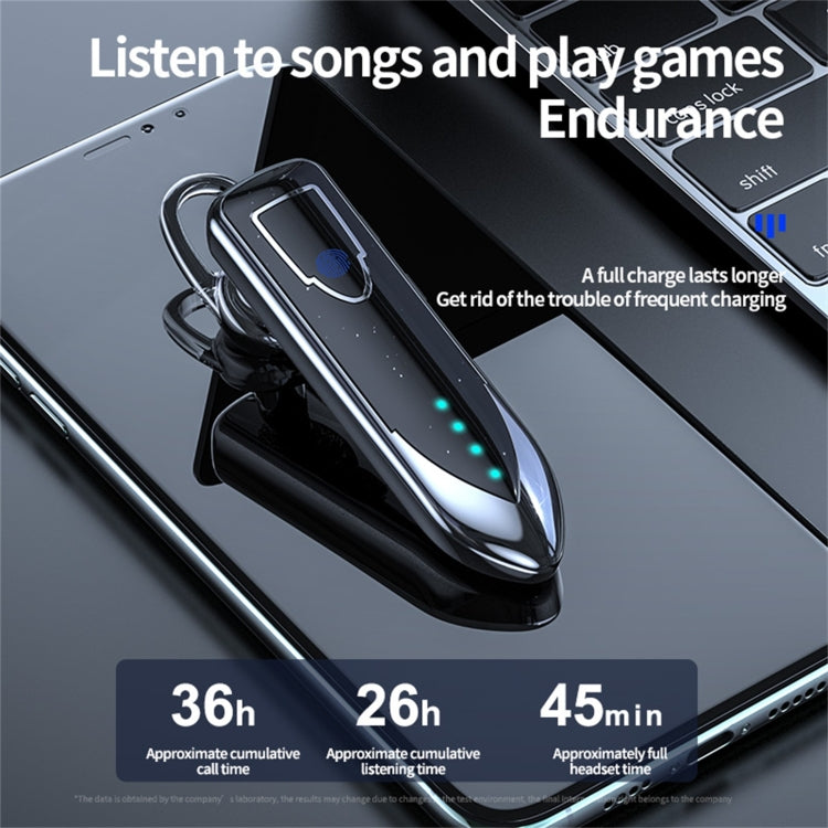 ME-3 Bluetooth 5.0 Business Style Touch Switch Bluetooth Earphone(Blue) - Bluetooth Earphone by PMC TechLife | Online Shopping South Africa | PMC TechLife