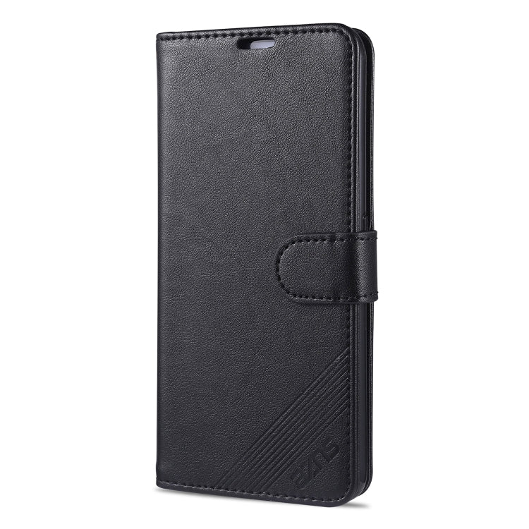 For OPPO A32 / A53 (2020) AZNS Sheepskin Texture Horizontal Flip Leather Case with Holder & Card Slots & Wallet(Black) - OPPO Cases by AZNS | Online Shopping South Africa | PMC TechLife | Buy Now Pay Later Mobicred