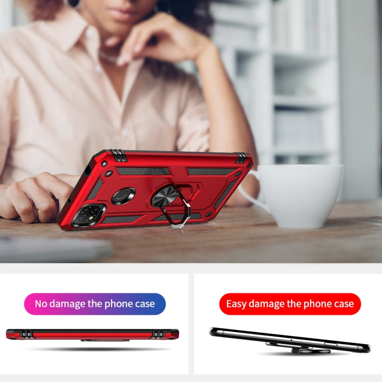 For Xiaomi Redmi 9C Shockproof TPU + PC Protective Case with 360 Degree Rotating Holder(Gold) - free shipping - PMC TechLife - Order now!