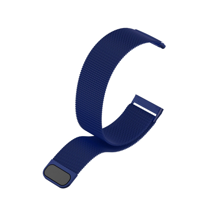For Fitbit Versa 3 Milanese  Watch Band, Size:L 230mm(Blue) - free shipping - PMC TechLife - Order now!