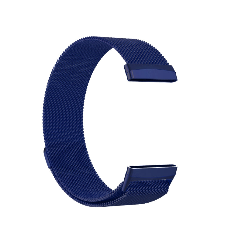 For Fitbit Versa 3 Milanese  Watch Band, Size:L 230mm(Blue) - free shipping - PMC TechLife - Order now!