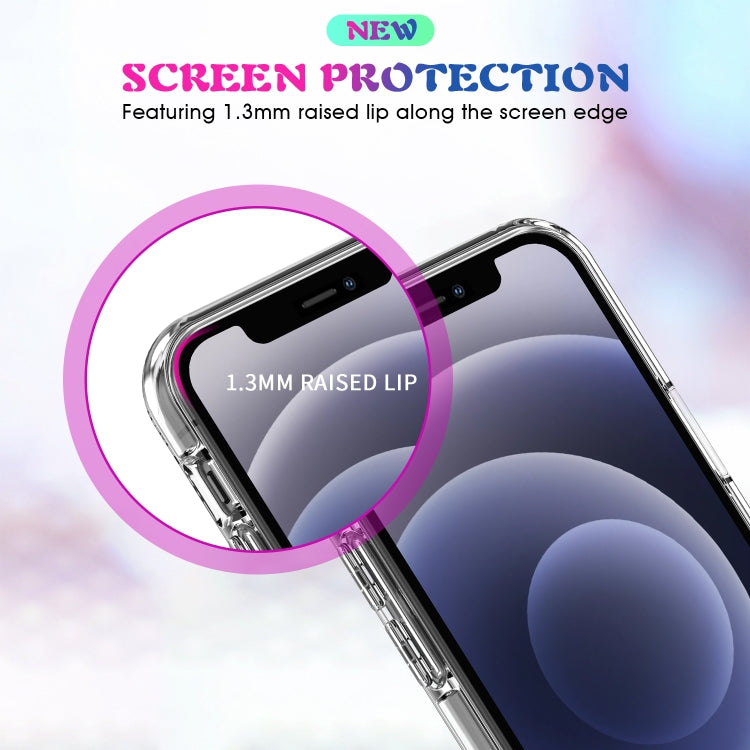 For iPhone 12 / 12 Pro Magsafe Case Simple Magnetic Ring All-inclusive Clear Crystal Acrylic PC +TPU Shockproof Case(Transparent) - free shipping - PMC TechLife - Order now!