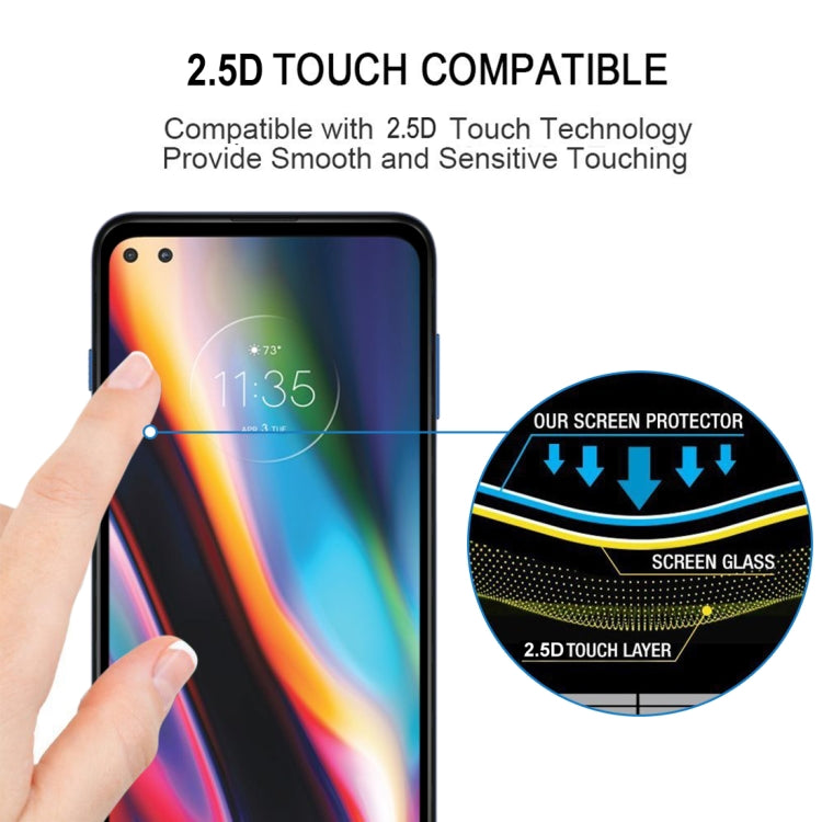 For Motorola Moto G 5G Plus Full Glue Full Screen Tempered Glass Film - Motorola Tempered Glass by PMC TechLife | Online Shopping South Africa | PMC TechLife