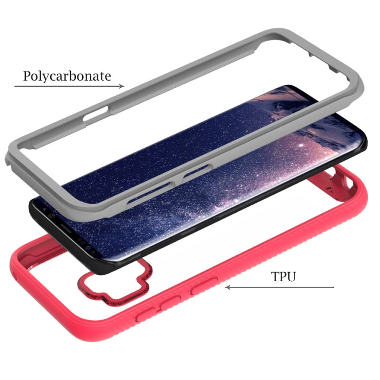 For Samsung Galaxy S9 Starry Sky Solid Color Series Shockproof PC + TPU Protective Case(White) - Galaxy Phone Cases by PMC TechLife | Online Shopping South Africa | PMC TechLife | Buy Now Pay Later Mobicred