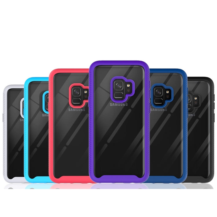 For Samsung Galaxy S9 Starry Sky Solid Color Series Shockproof PC + TPU Protective Case(White) - Galaxy Phone Cases by PMC TechLife | Online Shopping South Africa | PMC TechLife | Buy Now Pay Later Mobicred