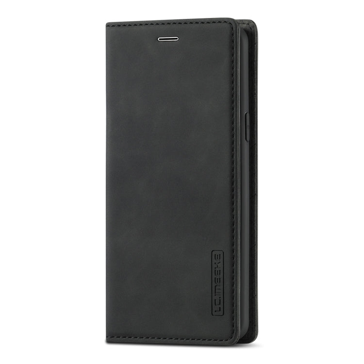 For Samsung Galaxy S9 LC.IMEEKE Strong Magnetism Ultra-thin Horizontal Flip Shockproof Matte TPU + PU Leather Case with Holder & Card Slots & Wallet(Black) - free shipping - PMC TechLife - Order now!