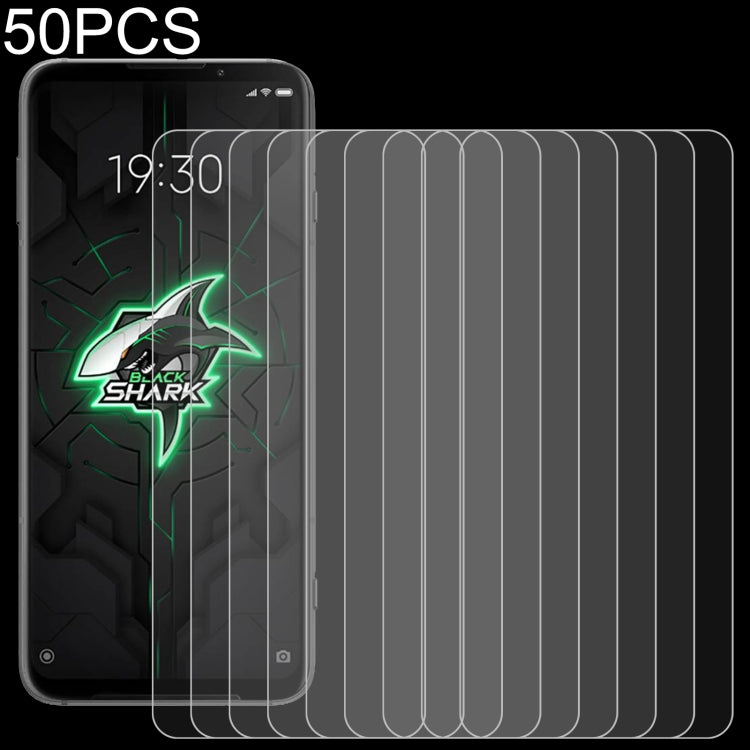 For Xiaomi Black Shark 3 Pro 50 PCS 0.26mm 9H 2.5D Tempered Glass Film -  by PMC TechLife | Online Shopping South Africa | PMC TechLife
