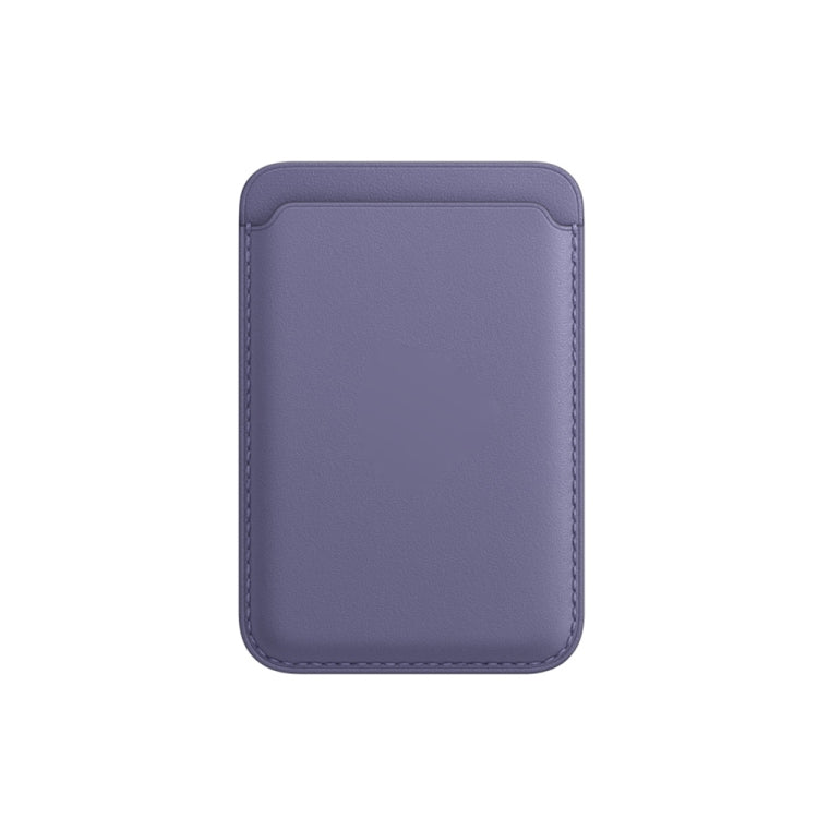 Leather Wallet Pouch Card Holder Magsafing Case for iPhone 13 Series / 12 Series (Purple) - iPhone 12 Pro Max Cases by PMC TechLife | Online Shopping South Africa | PMC TechLife