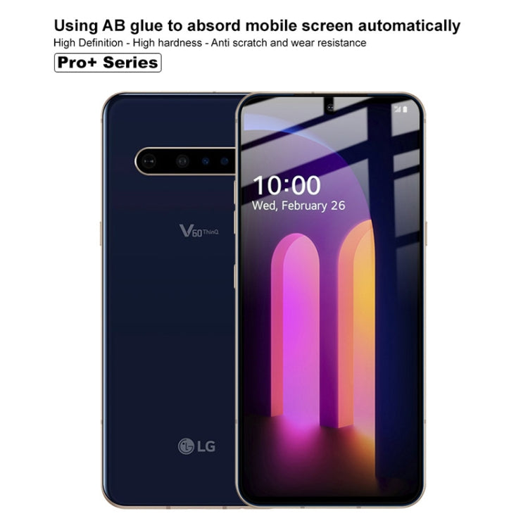 For LG V60 ThinQ 5G IMAK 9H Surface Hardness Full Screen Tempered Glass Film Pro+ Series - LG Tempered Glass by imak | Online Shopping South Africa | PMC TechLife | Buy Now Pay Later Mobicred