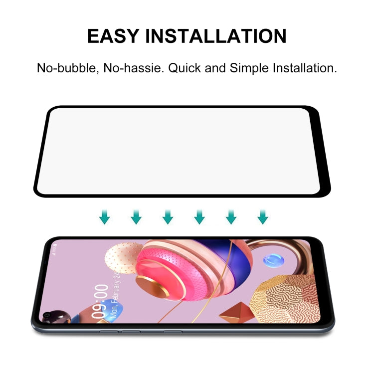 For LG K51S Full Glue Full Screen Tempered Glass Film - free shipping - PMC TechLife - Order now!